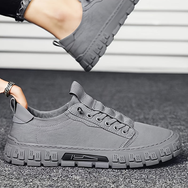 Pantofi Casual Skate Bărbați Solizi – Confortabili și Siguri pentru Exterior
