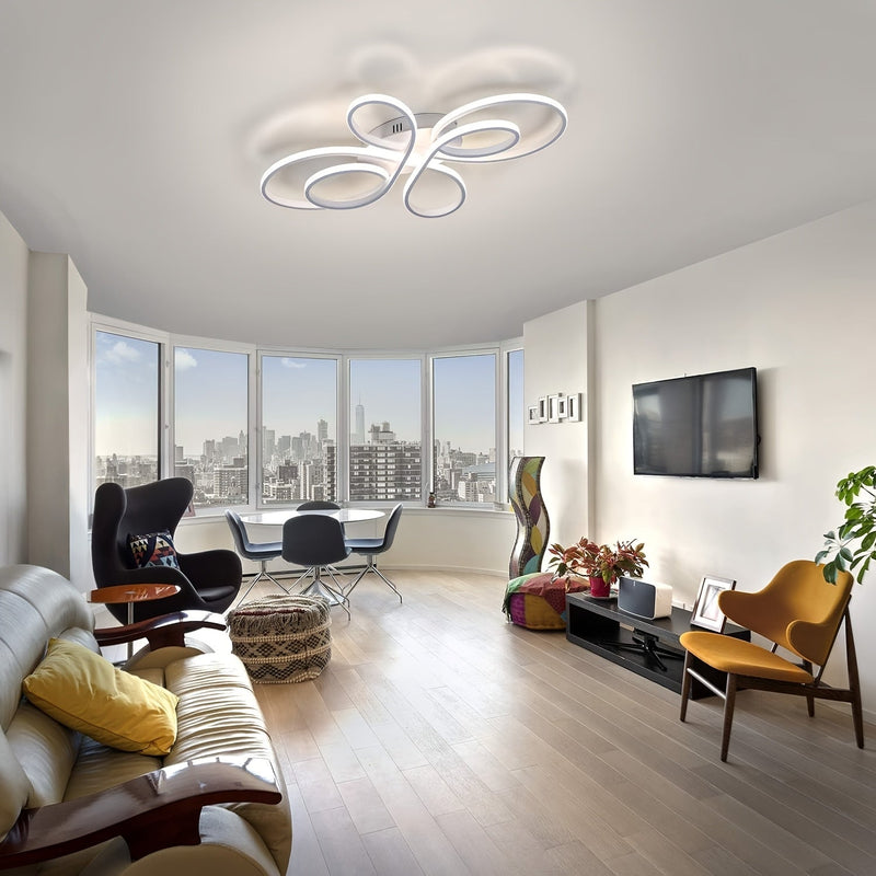 Lampa sufitowa LED 90W – Duża średnica i ściemniana