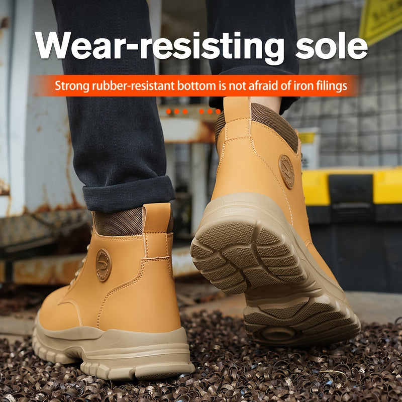 Durable work shoes with steel toe caps – Strong and comfortable for work and industry