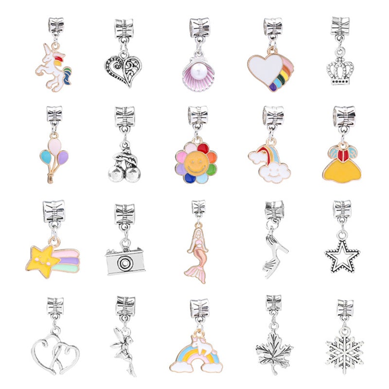 Zestaw DIY Bransoletek dla Dzieci - Stwórz Własną Wesołą Biżuterię