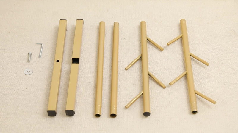 Umeraș metalic de lux în formă de ramură – funcțional și stilat pentru orice interior