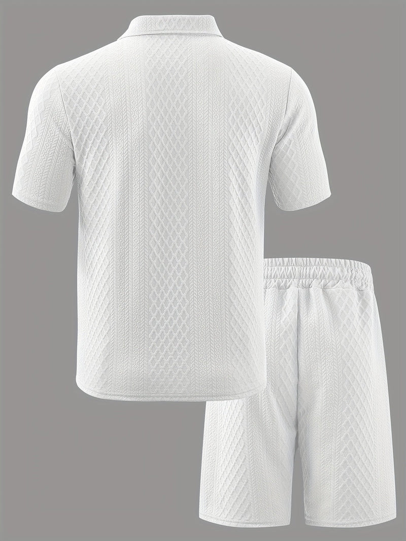 Set masculin stilat din jacquard – confortabil și la modă