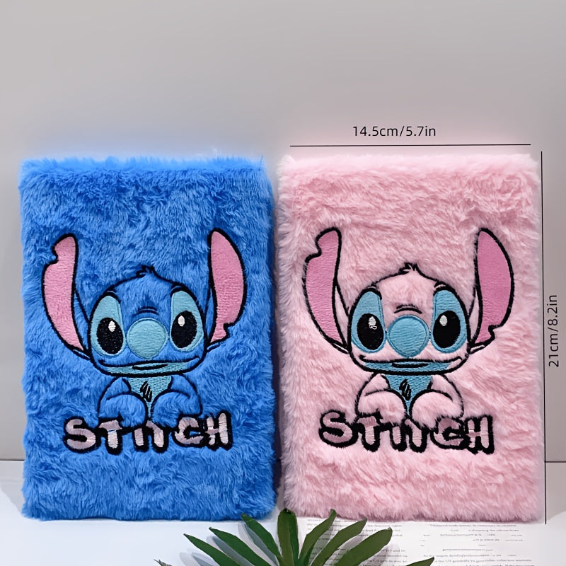 Jurnal Plush Stitch – Notiță Kawaii Desen Animat pentru Adulți și Copii
