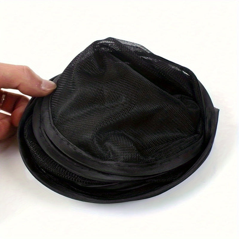 Zestaw czarnych siatkowych osłon przeciwsłonecznych do tylnej szyby samochodu – Ochrona na lato