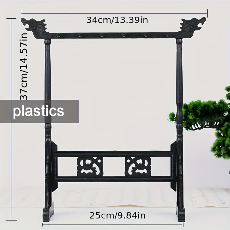 Elegancki Tradycyjny Stojak na Pędzle Kalligraficzne – Ręcznie Wykonany z 12 Szczelin