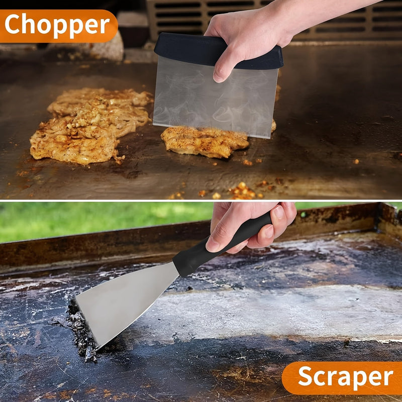 Set de 20 de unelte pentru grătar din oțel inoxidabil – Tot ce ai nevoie pentru grătarul perfect