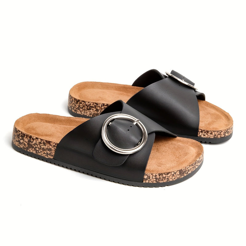 Nowoczesne Sandały Damskie z Metalowym Zapięciem – Wygodne i Stylowe na Każdą Porę Roku