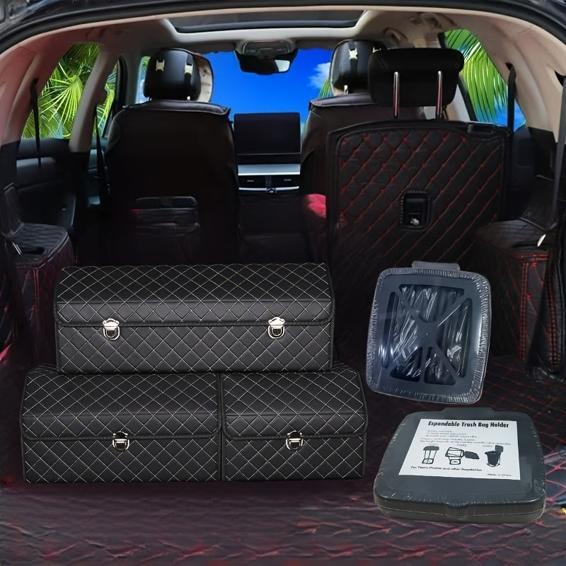 Regulowany Składany Uchwyt na Worki na Śmieci – Trójczłonowy Stojak z Regulacją Wysokości do Użytku w Domu lub na Zewnątrz