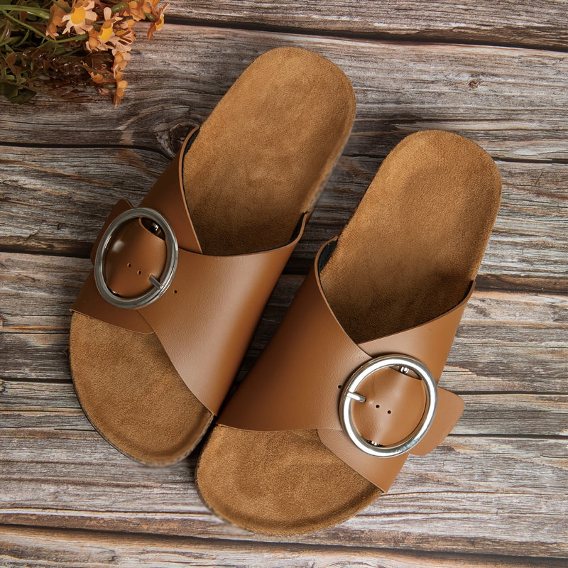 Nowoczesne Sandały Damskie z Metalowym Zapięciem – Wygodne i Stylowe na Każdą Porę Roku