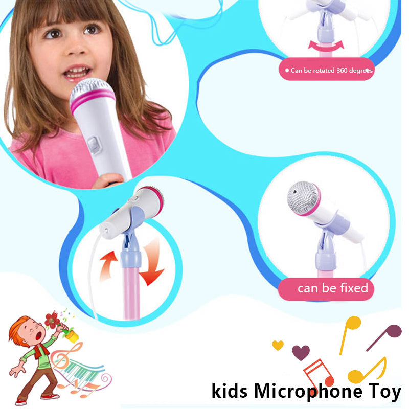 Microfon Karaoke pentru Copii StarSound cu Trepied – Interactiv și Educațional