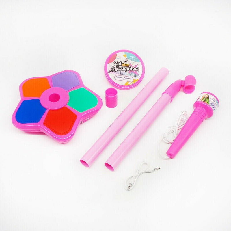 Microfon Karaoke pentru Copii StarSound cu Trepied – Interactiv și Educațional