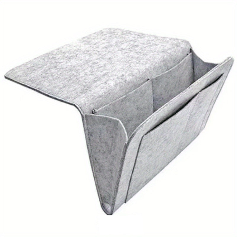 Skrzynka na rzeczy z filcu – Przejrzysta i dostępna obok łóżka lub kanapy