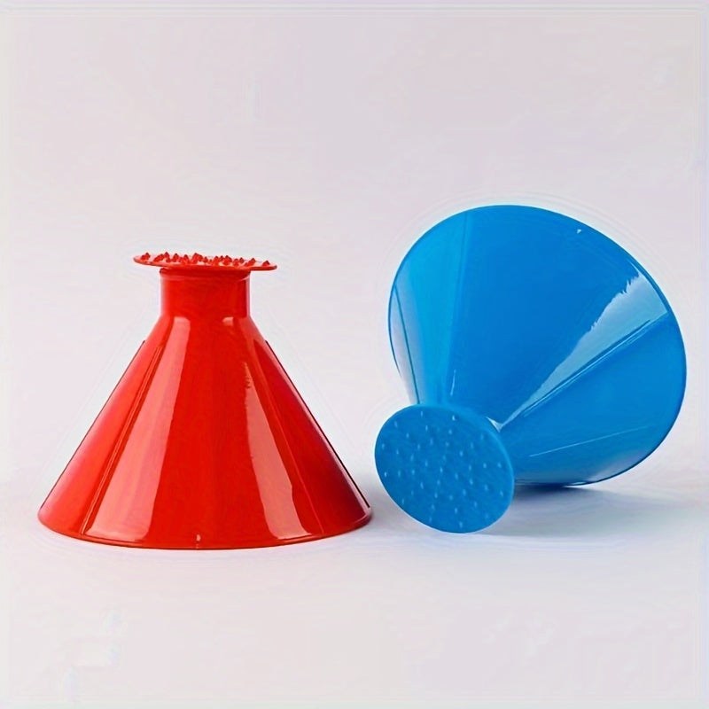 Zimowy Skrobak do Szyb Samochodowych - Łatwe Usuwanie Śniegu i Lodu