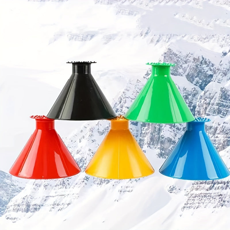 Zimowy Skrobak do Szyb Samochodowych - Łatwe Usuwanie Śniegu i Lodu