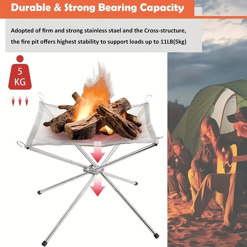 CampFire Compact Focar – Portabil, Solid și Practic pentru Utilizare în Aer Liber