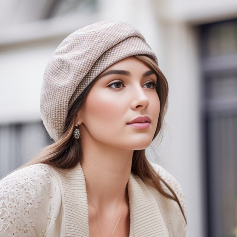 Sophie Retro Beret – Stylowa Zimowa Czapka na Zimne Dni