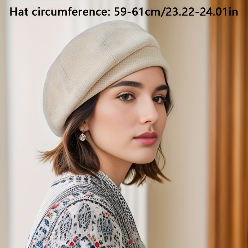 Sophie Retro Beret – Stylowa Zimowa Czapka na Zimne Dni