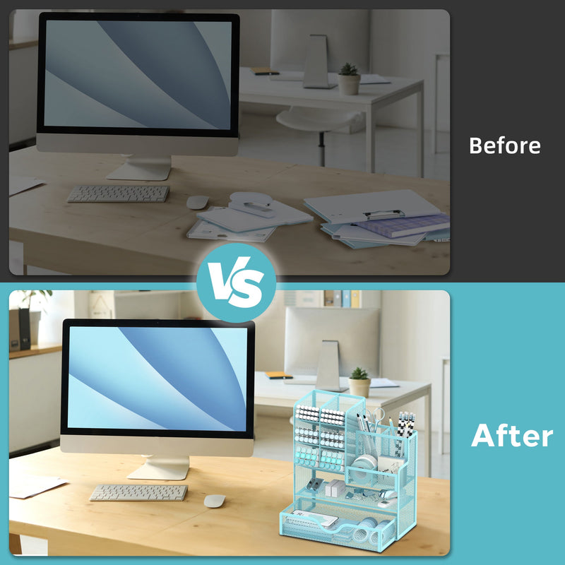 Inteligentny Organizatorem Biurka - Wielofunkcyjna Przestrzeń do Przechowywania Twoich Akcesoriów Biurkowych