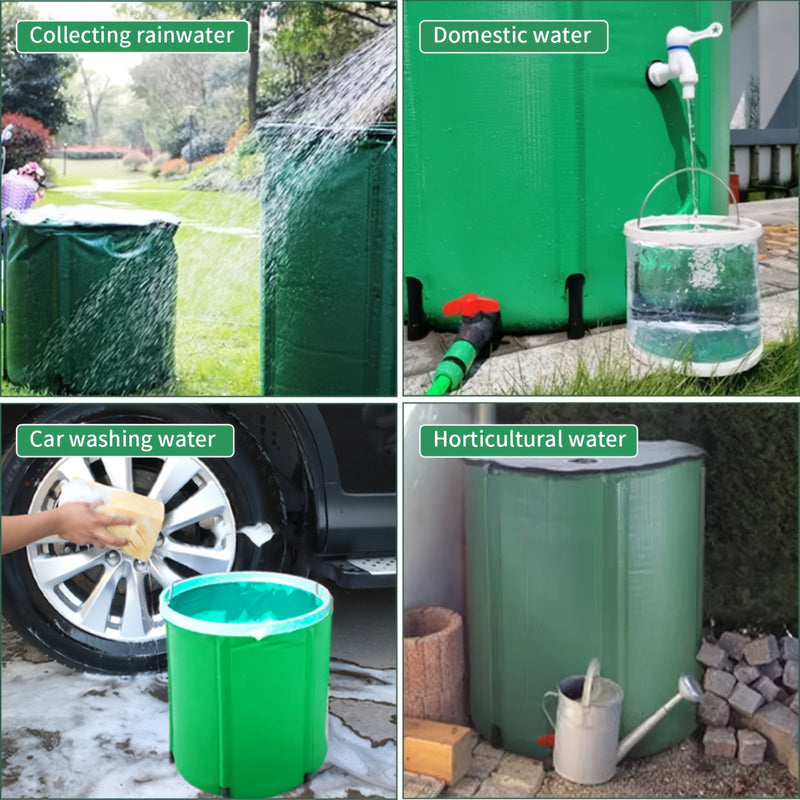 FlexiTank Składany Magazyn Wody - 50L / 100L Trwały zbiornik PVC