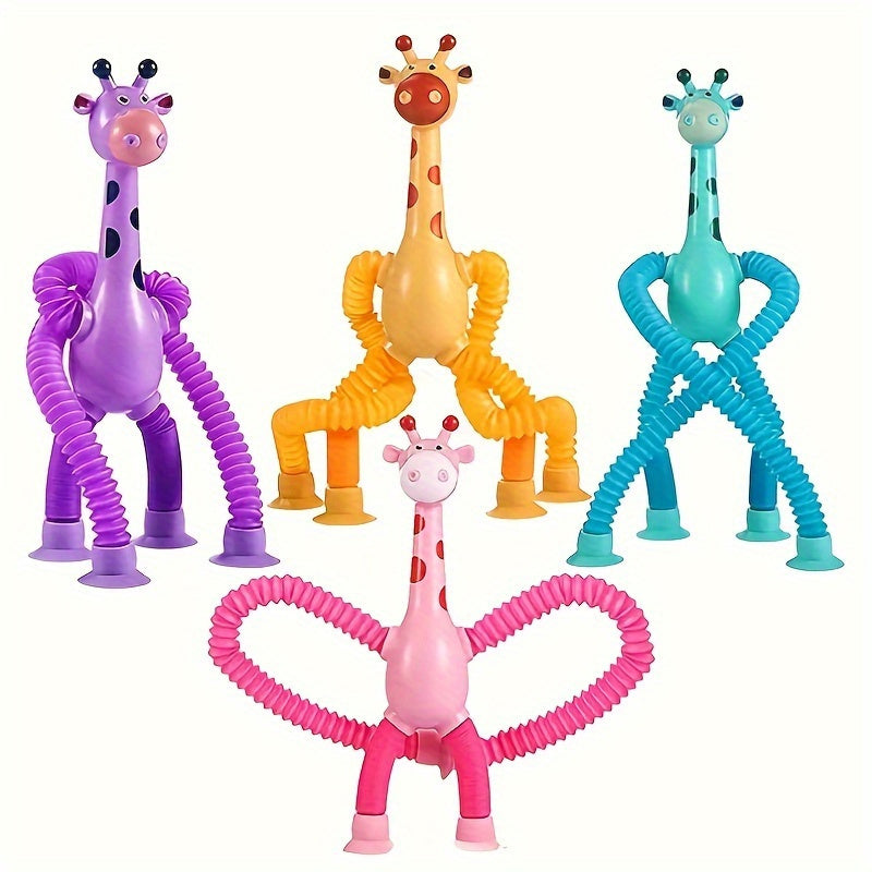 Zabawka FlexiGiraffe z Przyssawkami – Kreatywna i Elastyczna