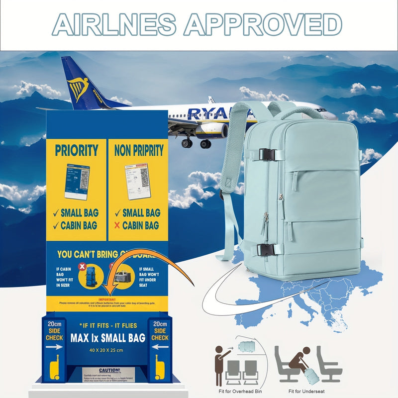 Wielofunkcyjny Plecak Podróżny i Dzienny z Komorą na Buty i Wodoodpornymi Przegródkami