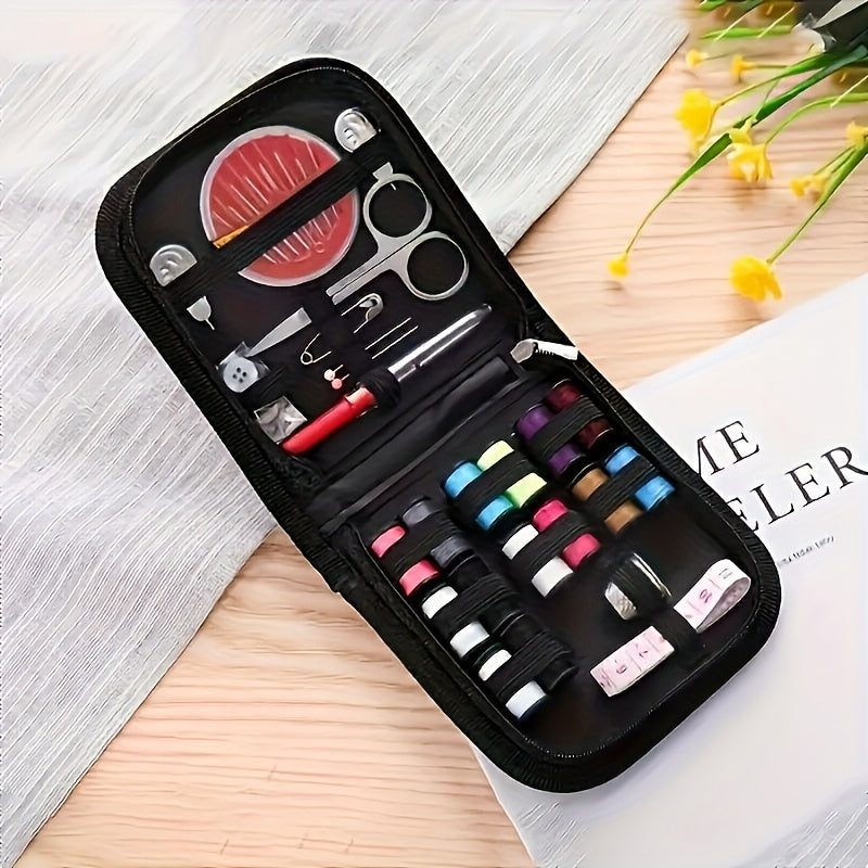 Set Portabil de Cusut – Set Complet de Accesorii pentru Cusut pentru Uz Casnic și în Călătorie