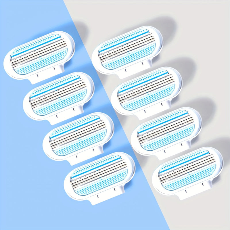 Ręczne golarka dla kobiet z 8 wymiennymi głowicami – Gładkie i komfortowe