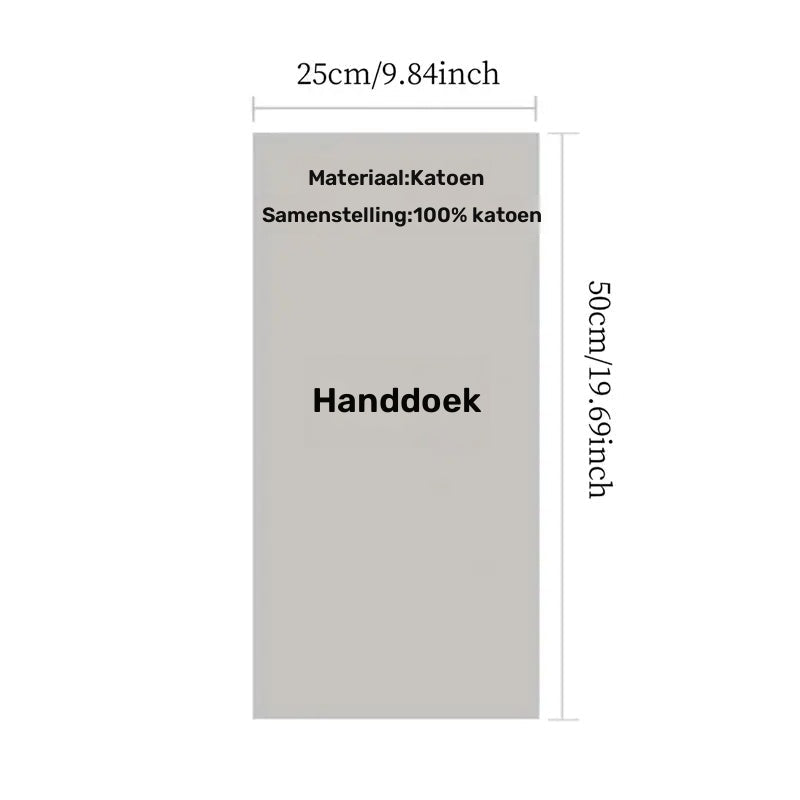 Prosoape mici brodate caricaturale dulci – set moale din bumbac, 4 buc.