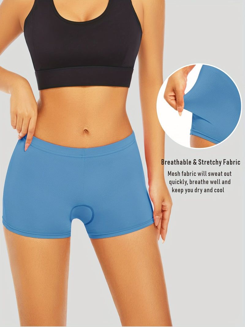 Pantaloni Scurți de Damă pentru Ciclism cu Căptușeală 4D – Ușori și Respirabili pentru Ciclism și Activități în Aer Liber