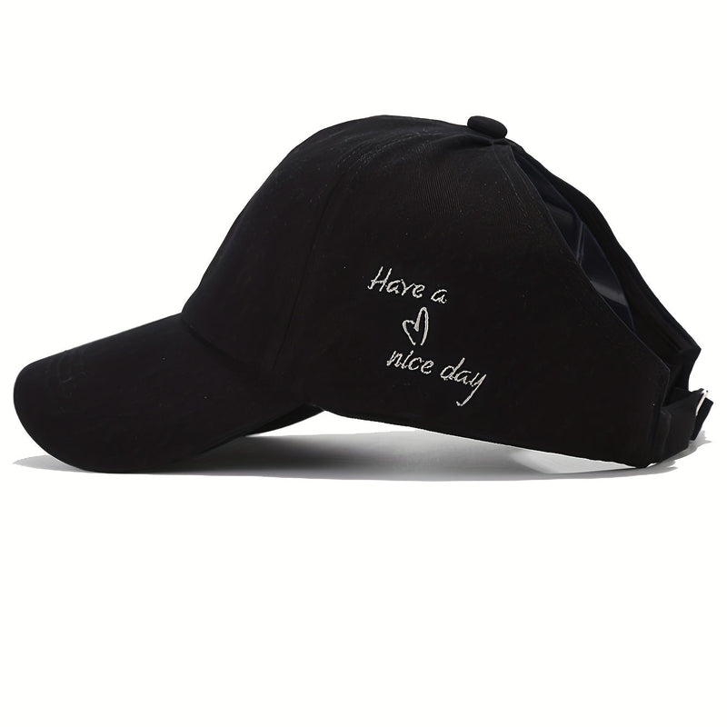 Șapcă de baseball pentru femei cu deschidere pentru coadă de cal – ușoară și ventilată