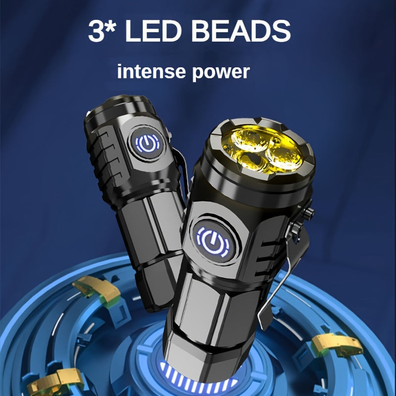 LumoBeam Mini Lanternă – Lumină Puternică în Format Compact