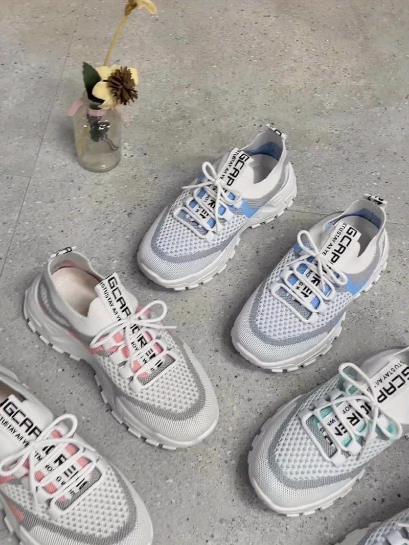 Damskie Sneakersy Casual - Elastyczne i Oddychające na Każdy Dzień