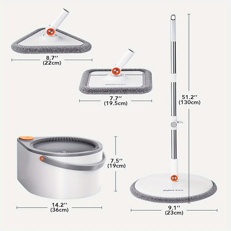 Set Mop FlexiClean Spin – Curățare fără contact, reglabilă și eficientă