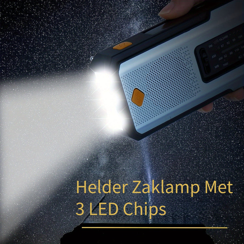 Daykit Przenośne Radio AM/FM – Z Panelami Słonecznymi i Latarką