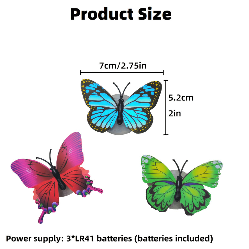LED lampy ButterflyGlow - magické 3D osvětlení motýla