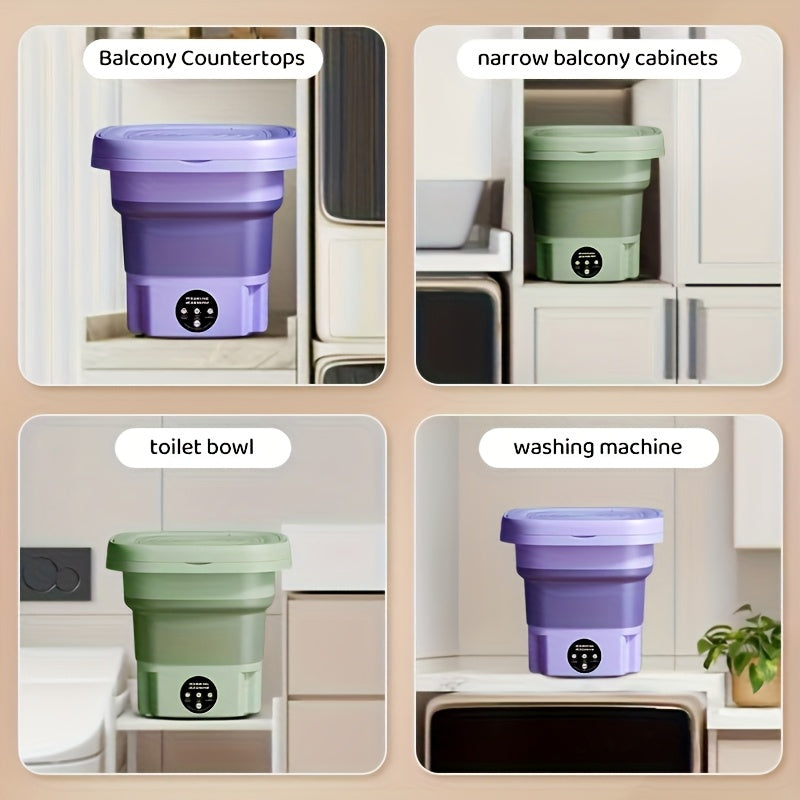 FlexiWash Składana Pralka – Praktyczna i Oszczędzająca Miejsce