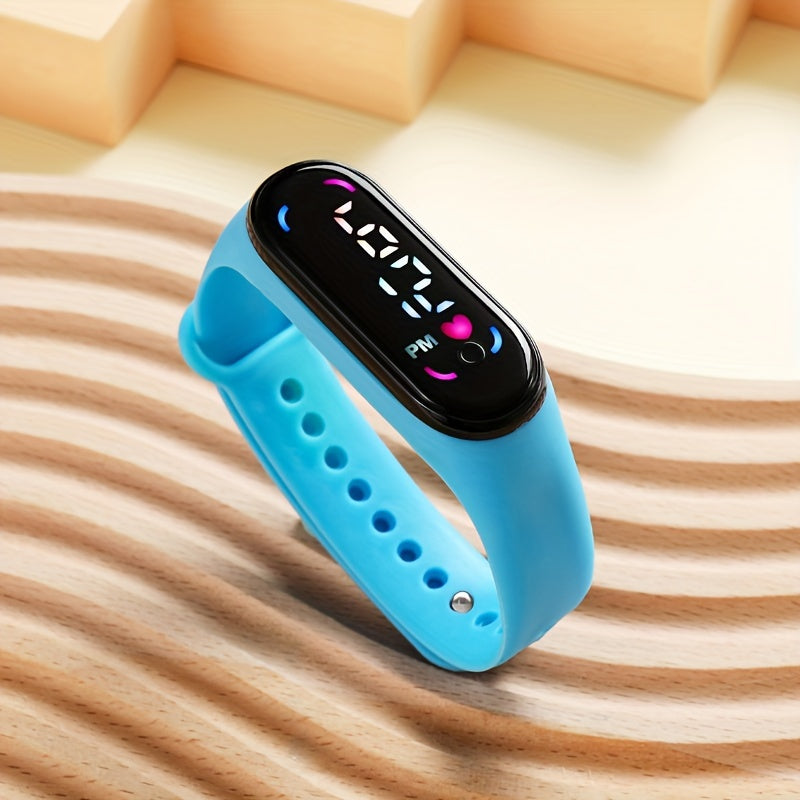 Ceas luminos pentru copii - Ecran LED colorat și design sportiv