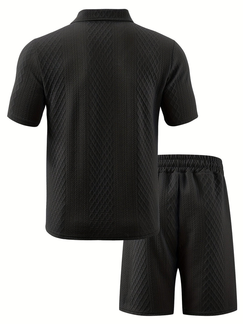 Set masculin stilat din jacquard – confortabil și la modă