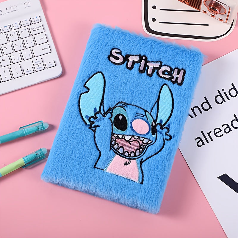 Jurnal Plush Stitch – Notiță Kawaii Desen Animat pentru Adulți și Copii
