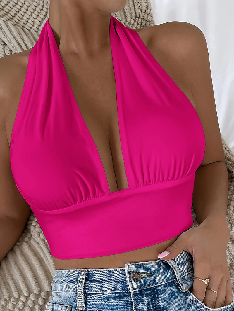 Elegancki Top Bandeau Damski - Elastyczny i Modny