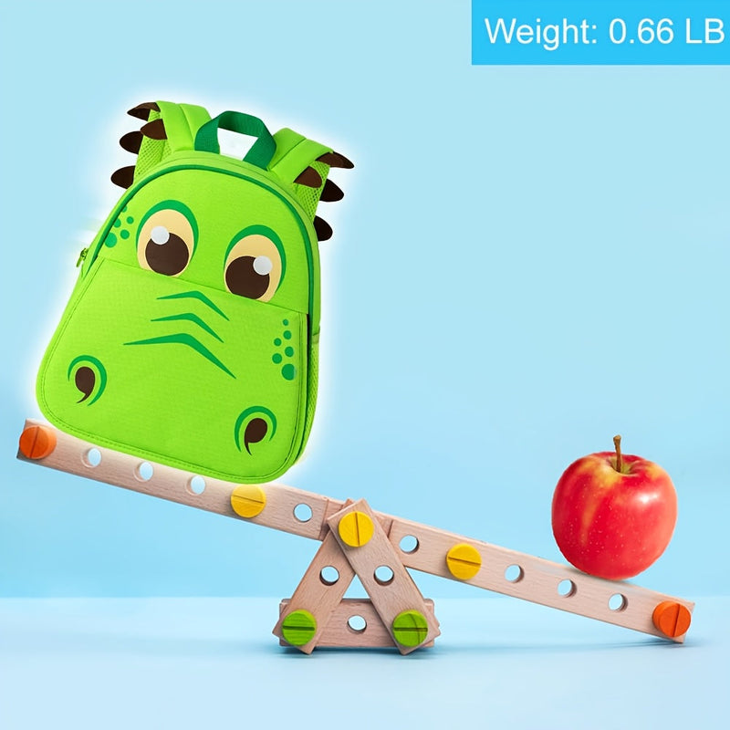 Rucsac drăguț Dinozaur pentru Copii – Rucsac Școlar Spațios și Confortabil