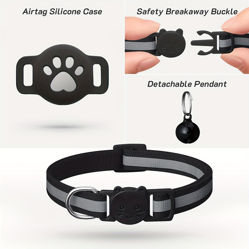 Obroża dla kota z bezpiecznym zapięciem i dzwoneczkiem – regulowana dla kotów w różnych rozmiarach