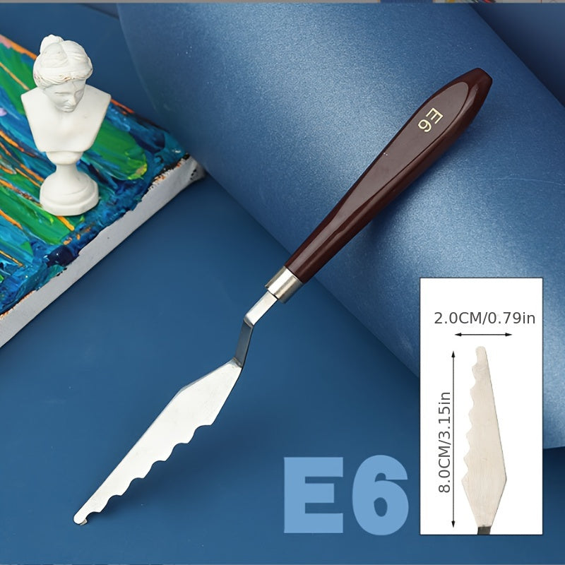 Zestaw Noży Malarskich MasterBlend – Precyzja i Kreatywność w Sztuce Malowania Olejnego