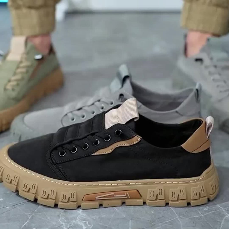 Pantofi Casual Skate Bărbați Solizi – Confortabili și Siguri pentru Exterior