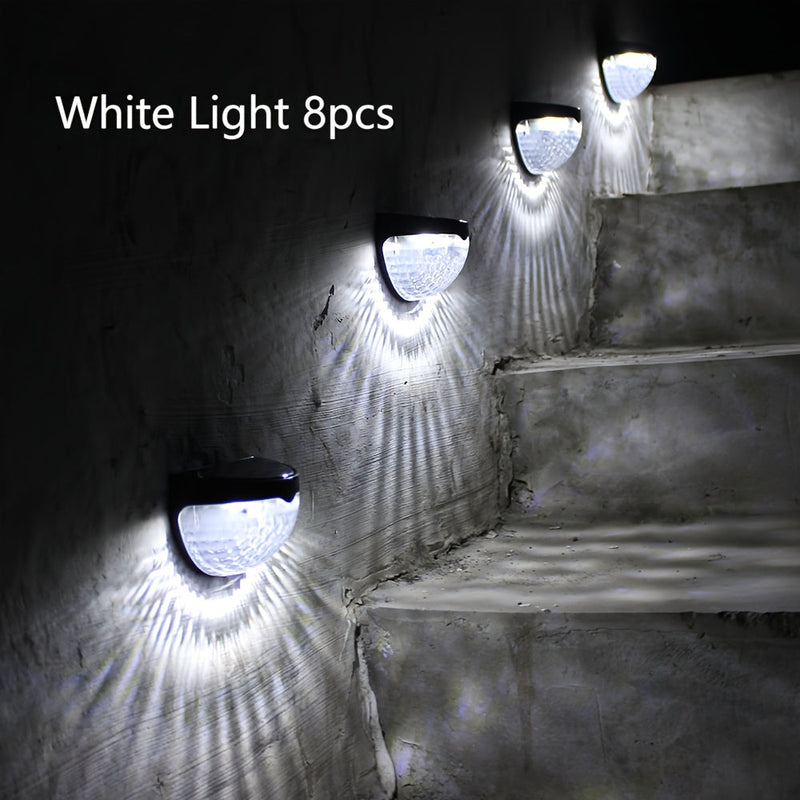 SolarGlow Półokrągłe Oświetlenie LED do Ogrodzenia – Eleganckie i Trwałe