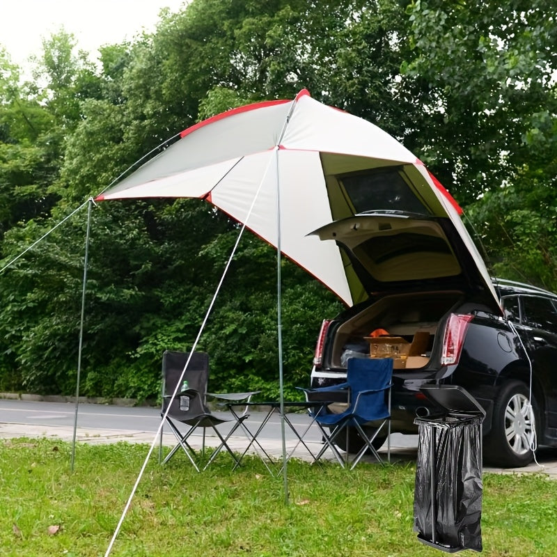 Regulowany Składany Uchwyt na Worki na Śmieci – Trójczłonowy Stojak z Regulacją Wysokości do Użytku w Domu lub na Zewnątrz
