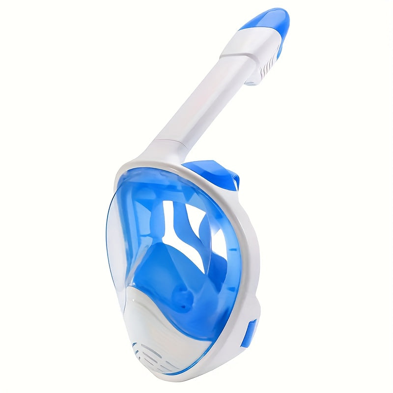 Mască de snorkeling pentru față întreagă – vedere panoramică de 180° și montare cameră pentru experiențe excelente sub apă