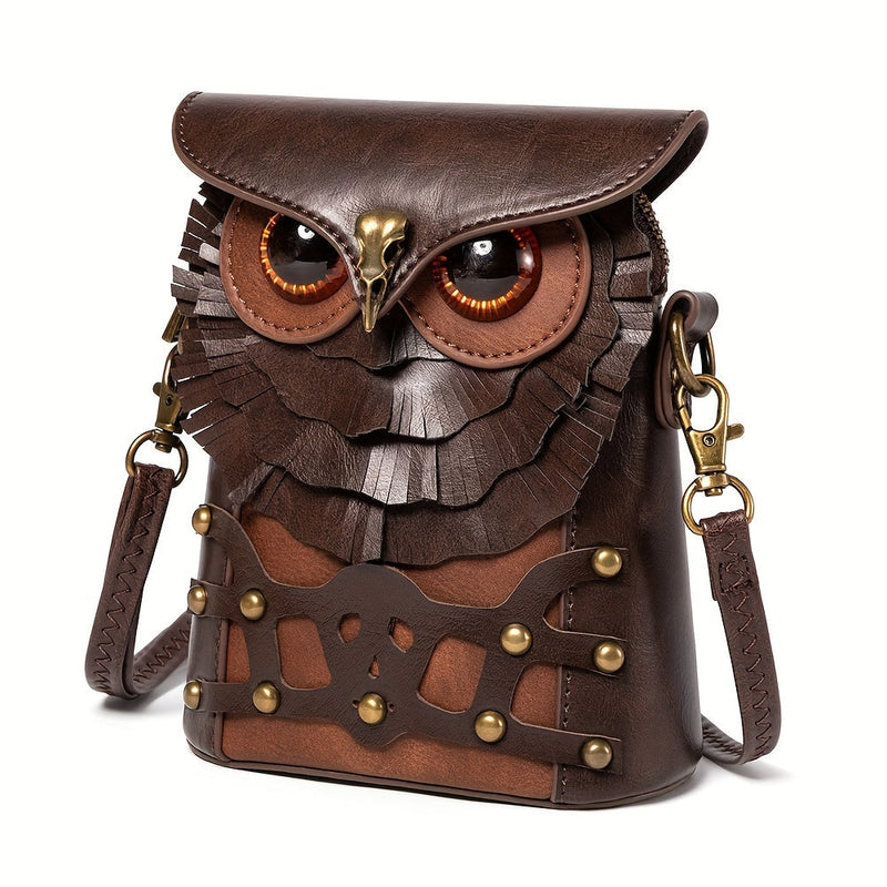 Steampunk Sowa Mini Torebka – Stylowa i Funkcjonalna