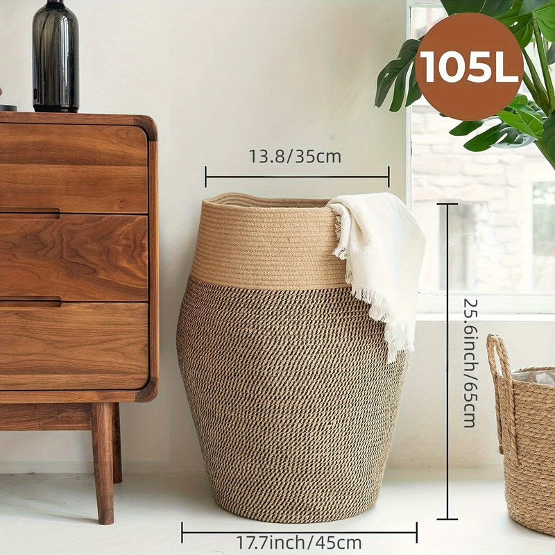 Large Wicker Laundry Basket – Practical and Elegant for Every Laundry Room