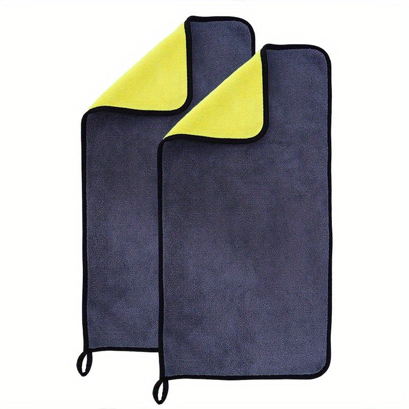 Dwustronny ręcznik do mycia samochodów z mikrofibry – Miękki i chłonny dla blasku